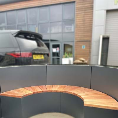 Bespoke Fibreglass Planters and Benches